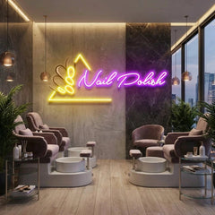 Nail Polish Artwork Led Neon Sign Light