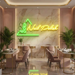 Nail Polish Artwork Led Neon Sign Light