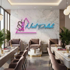 Nail Polish Artwork Led Neon Sign Light