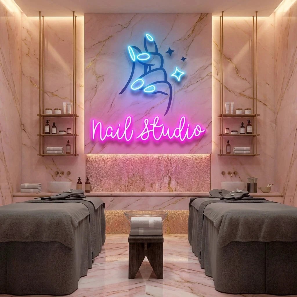 Nail Studio 1 Artwork Led Neon Sign Light