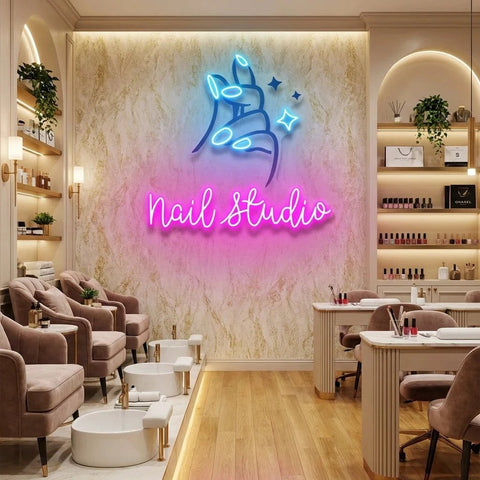 Nail Studio 1 Artwork Led Neon Sign Light