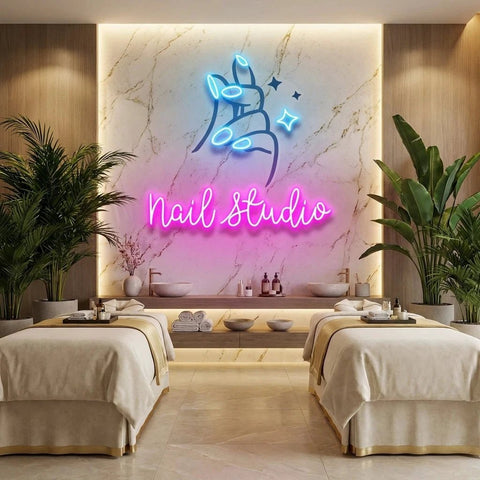 Nail Studio 1 Artwork Led Neon Sign Light