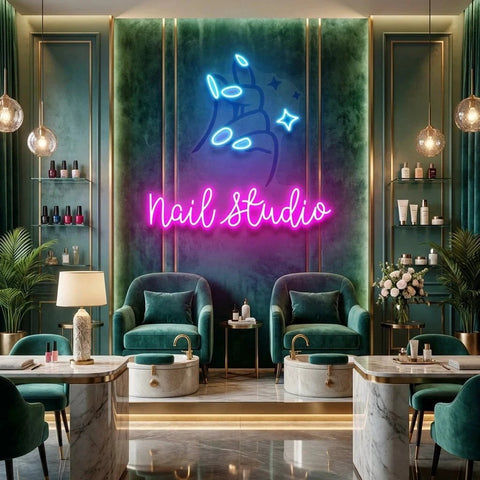 Nail Studio 1 Artwork Led Neon Sign Light