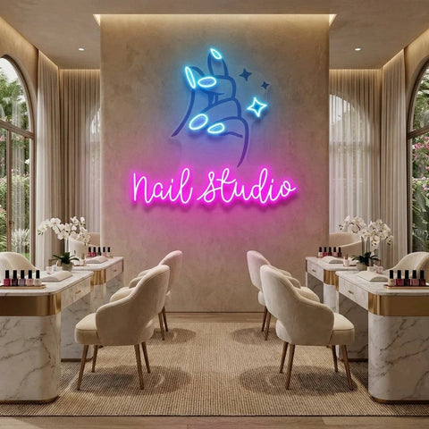 Nail Studio 1 Artwork Led Neon Sign Light