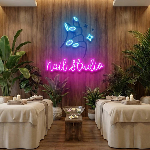 Nail Studio 1 Artwork Led Neon Sign Light