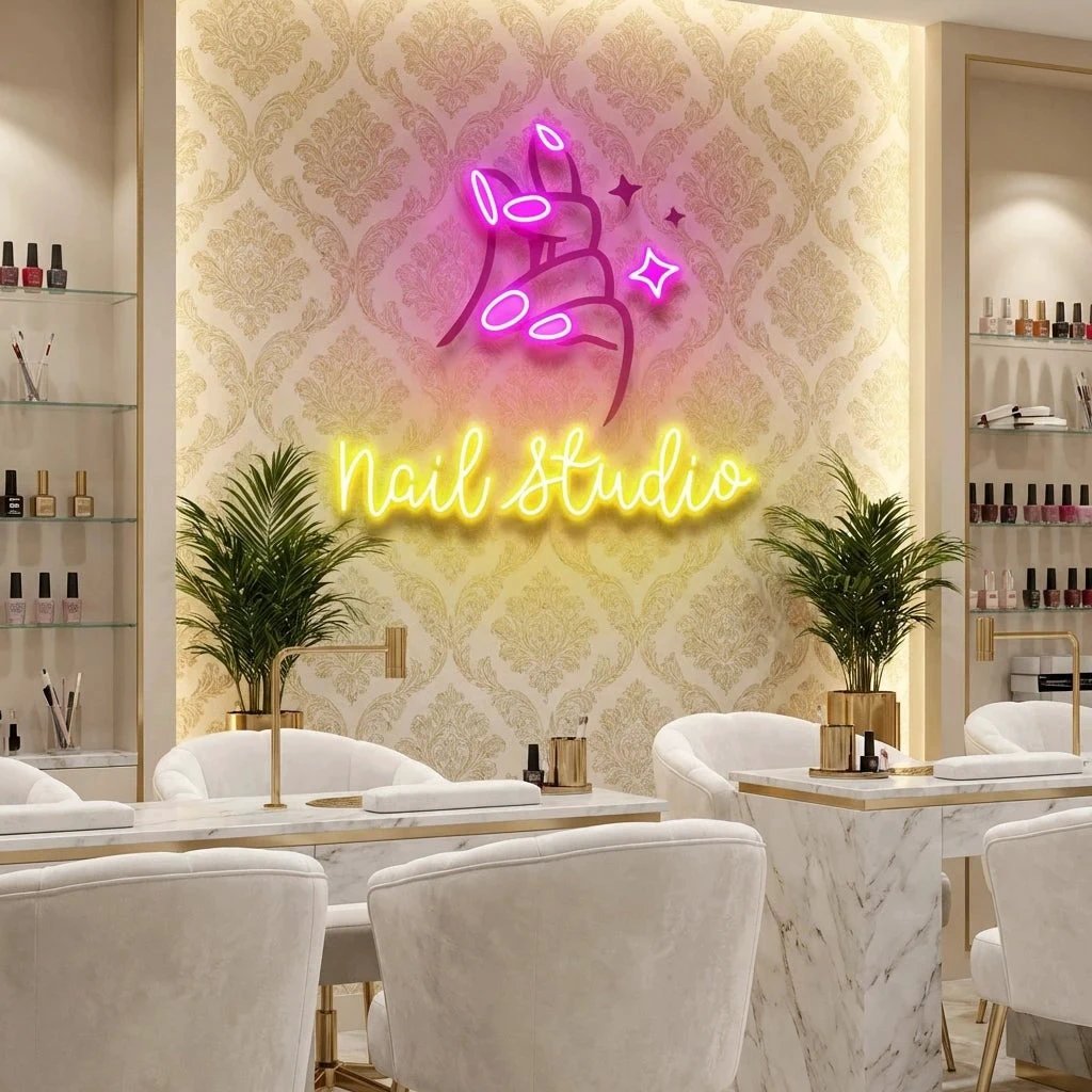 Nail Studio 1 Artwork Led Neon Sign Light