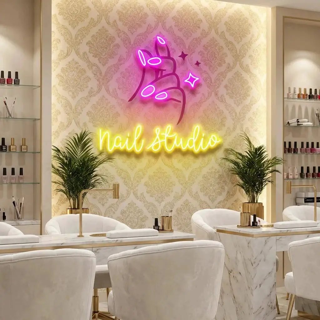 Nail Studio 1 Artwork Led Neon Sign Light