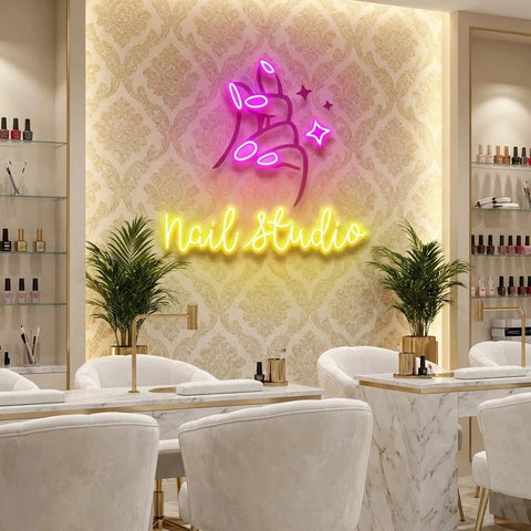Nail Studio 1 Artwork Led Neon Sign Light
