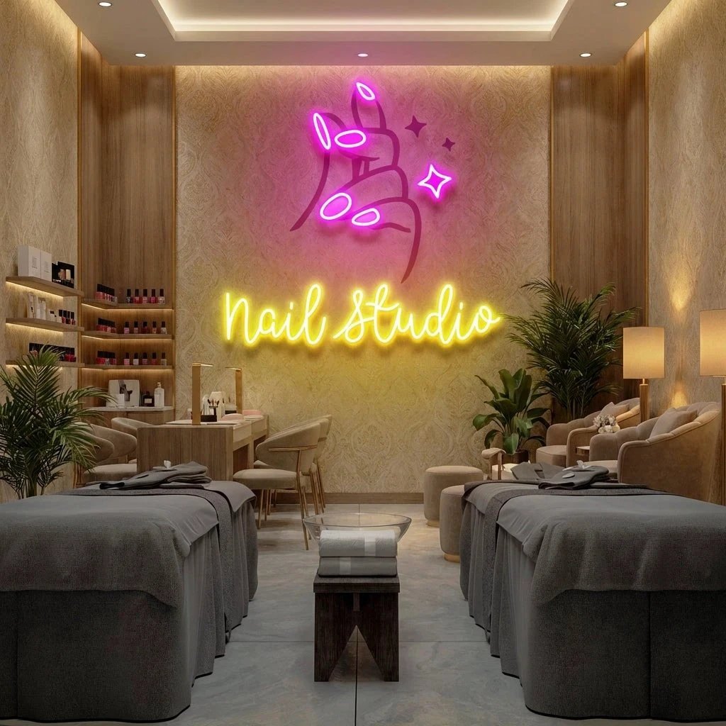 Nail Studio 1 Artwork Led Neon Sign Light