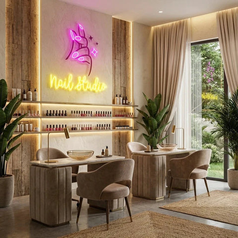 Nail Studio 1 Artwork Led Neon Sign Light