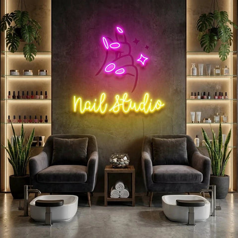 Nail Studio 1 Artwork Led Neon Sign Light