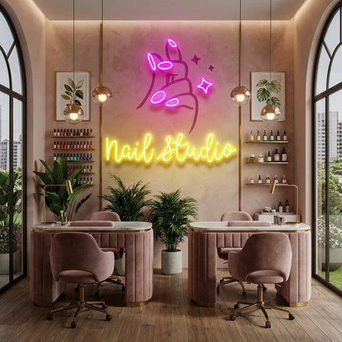Nail Studio 1 Artwork Led Neon Sign Light