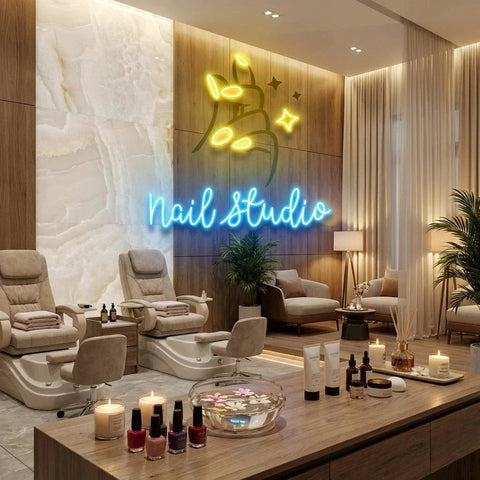 Nail Studio 1 Artwork Led Neon Sign Light