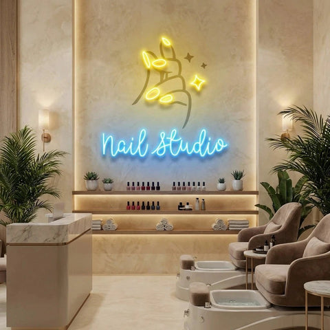 Nail Studio 1 Artwork Led Neon Sign Light