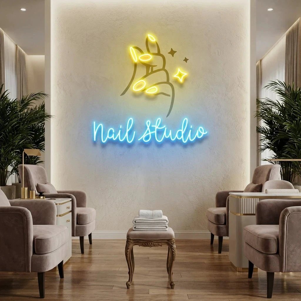 Nail Studio 1 Artwork Led Neon Sign Light