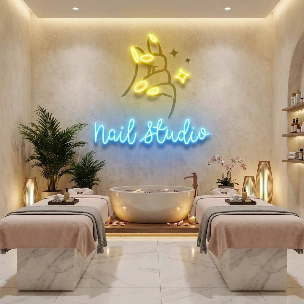 Nail Studio 1 Artwork Led Neon Sign Light