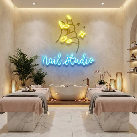 Nail Studio 1 Artwork Led Neon Sign Light