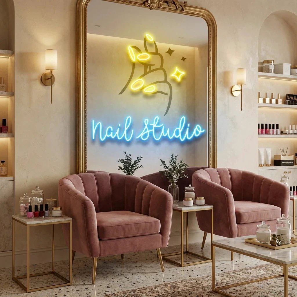Nail Studio 1 Artwork Led Neon Sign Light