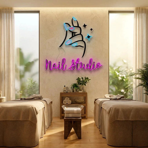 Nail Studio 1 Artwork Led Neon Sign Light