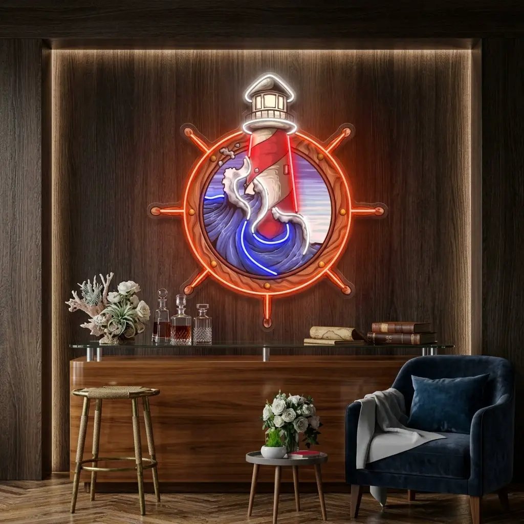 Light House LED Neon Sign Light Pop Art
