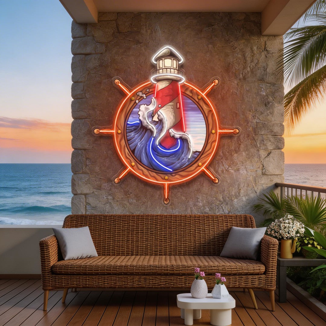 Light House LED Neon Sign Light Pop Art