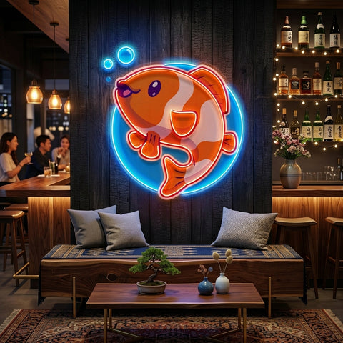 Cute Clownfish LED Neon Sign Light Pop Art