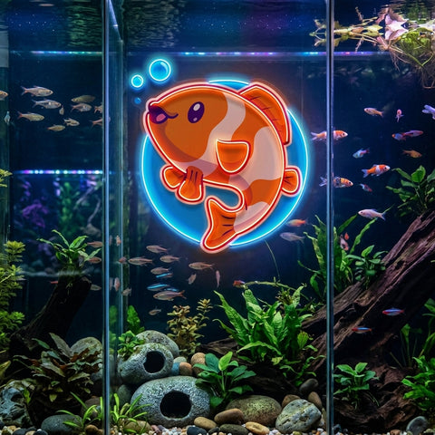 Cute Clownfish LED Neon Sign Light Pop Art