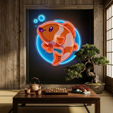 Cute Clownfish LED Neon Sign Light Pop Art