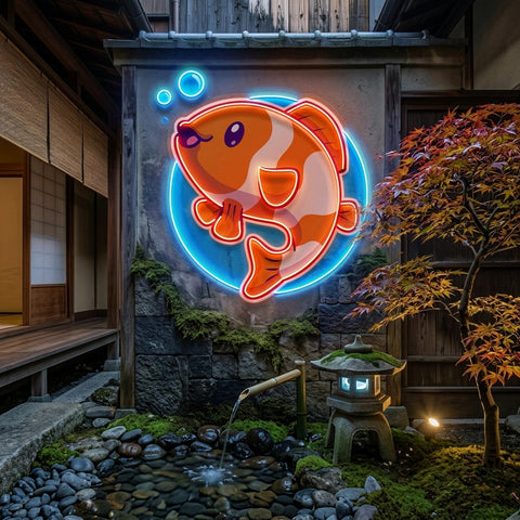 Cute Clownfish LED Neon Sign Light Pop Art