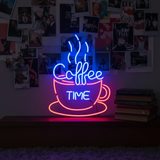 Coffee Time Led Neon Sign Shop Decor Sign - VN03 - Customneonstudio