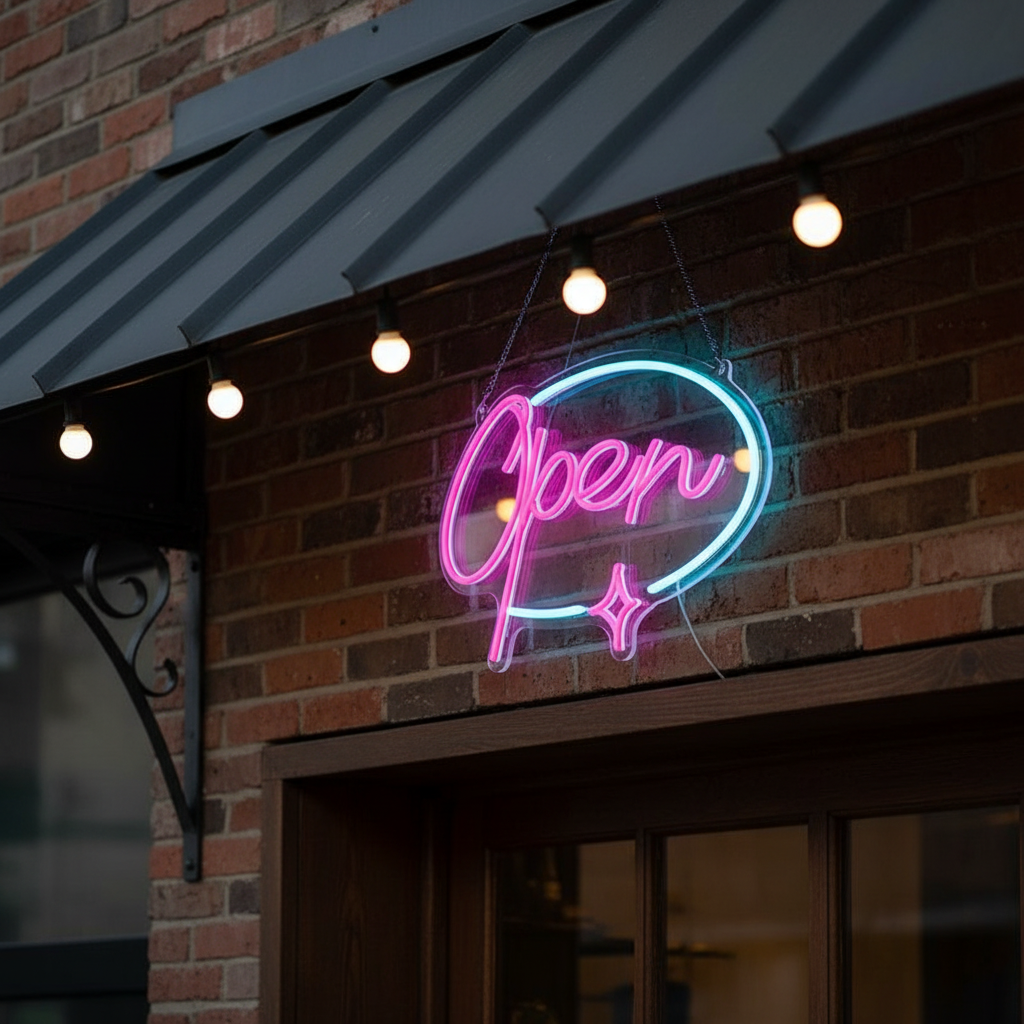 Neon Open Sign for Business Acrylic Led Open Sign