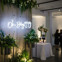 Oh Baby Neon Sign Custom Baby Shower Sign