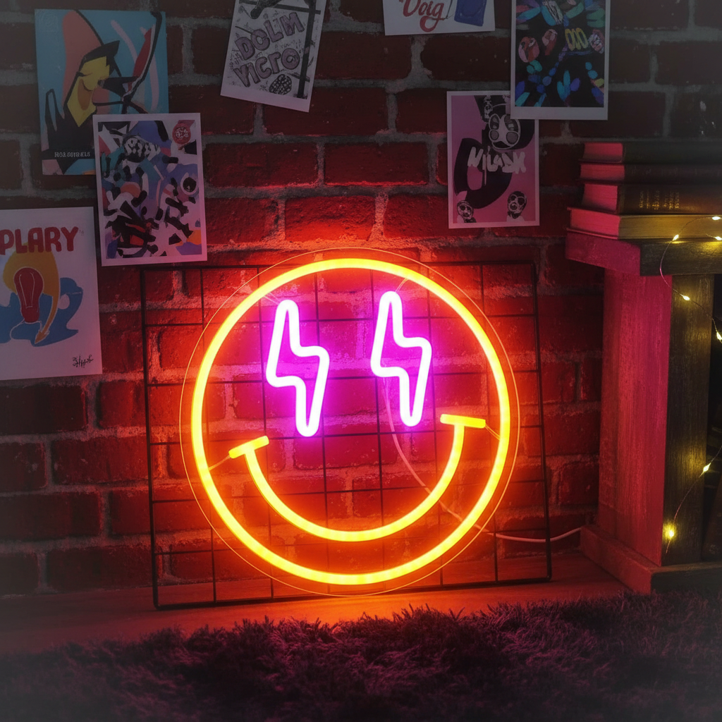 Smile Neon Sign for Shop&Home Decor - VN03 - Customneonstudio