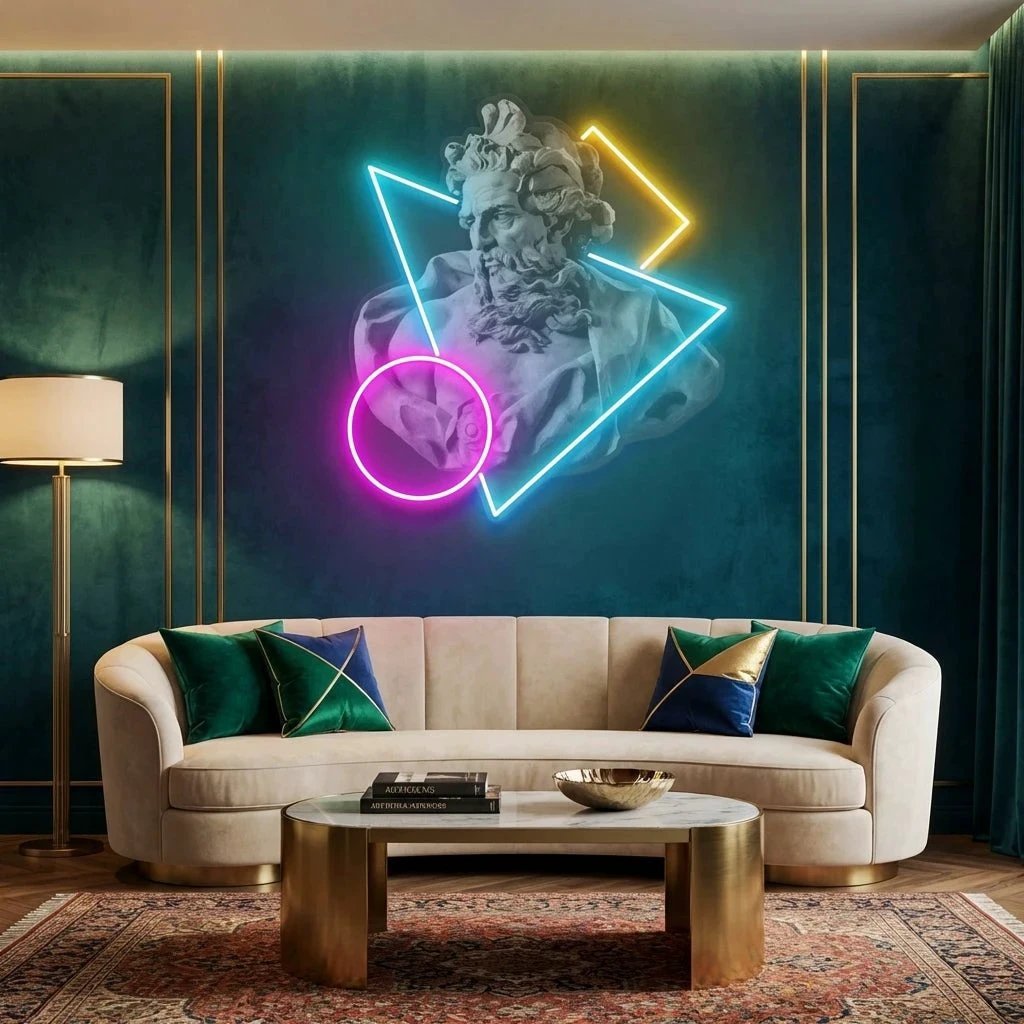 Neptune Neon Artwork Led Neon Sign Light