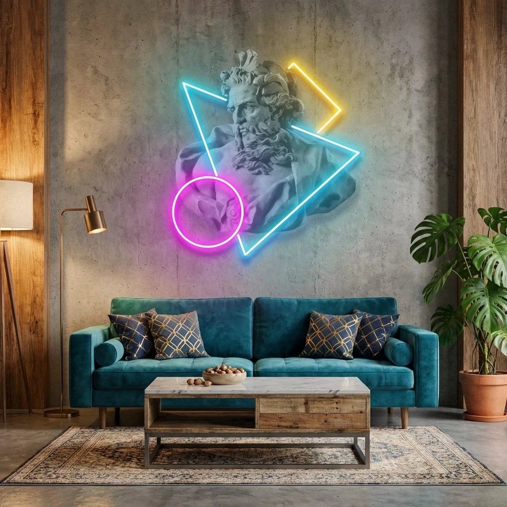 Neptune Neon Artwork Led Neon Sign Light
