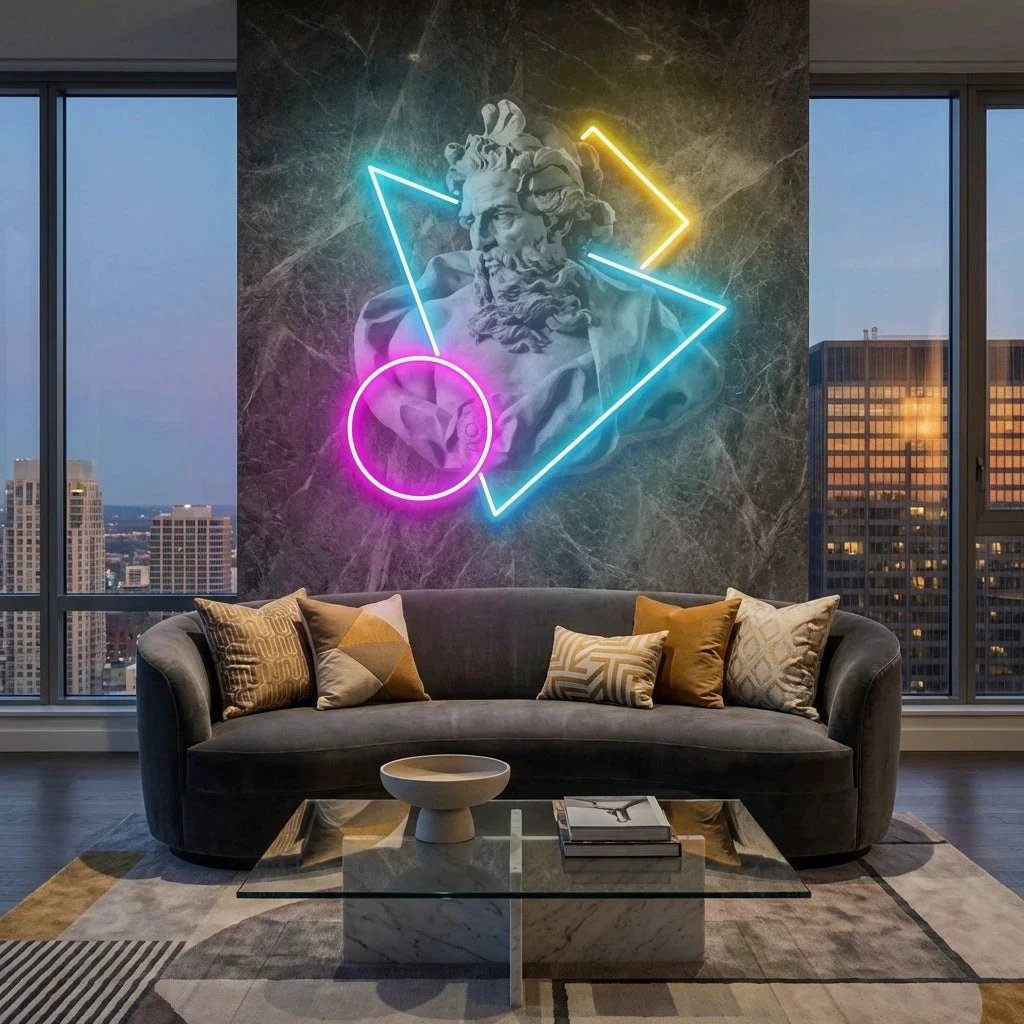 Neptune Neon Artwork Led Neon Sign Light
