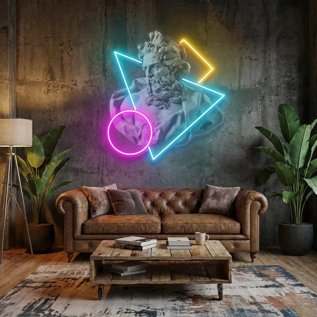 Neptune Neon Artwork Led Neon Sign Light
