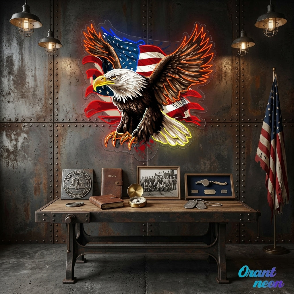 Patriotic Eagle - US Flag