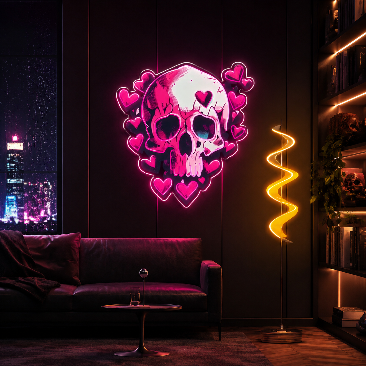 "Love That Never Dies" Best Gift For Valentine Neon Sight Light Artwork