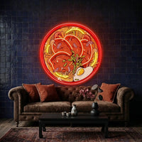 Noodle With Beef LED Neon Sign Light Pop Art