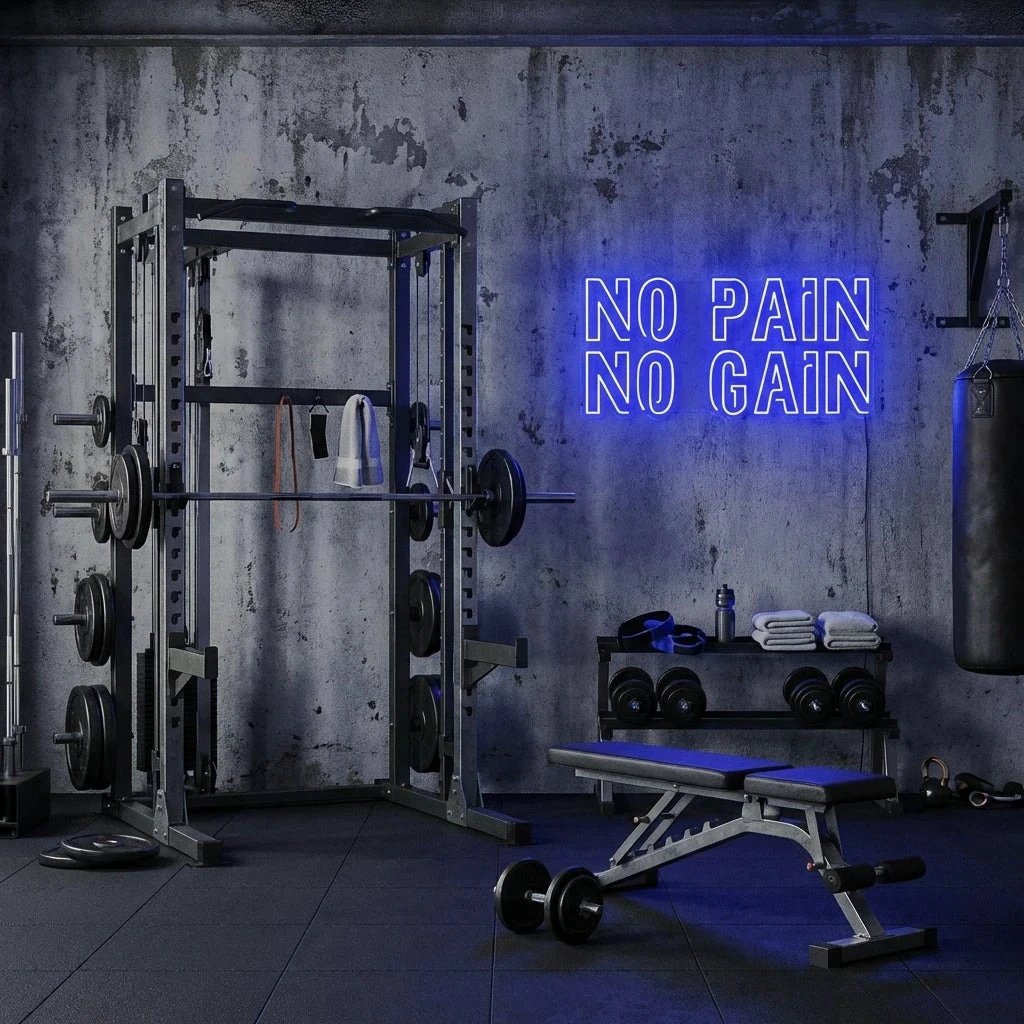No Pain No Gain Led Neon Sign Light