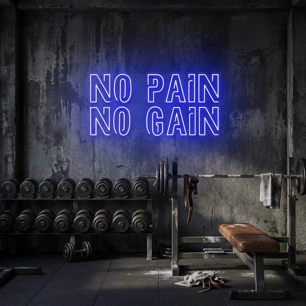 No Pain No Gain Led Neon Sign Light