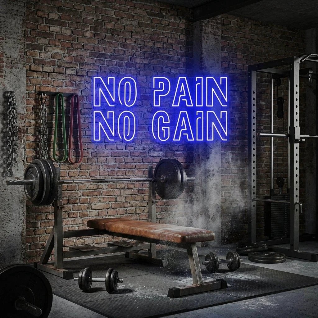 No Pain No Gain Led Neon Sign Light