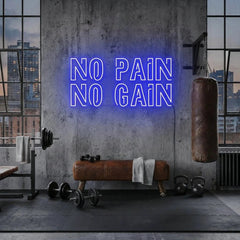 No Pain No Gain Led Neon Sign Light
