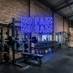 No Pain No Gain Led Neon Sign Light