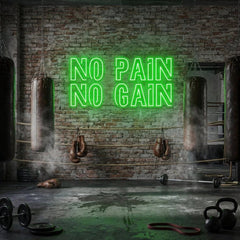 No Pain No Gain Led Neon Sign Light