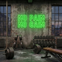 No Pain No Gain Led Neon Sign Light