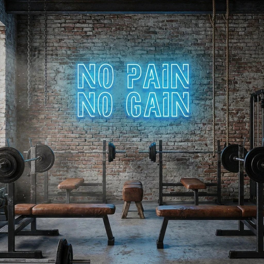 No Pain No Gain Led Neon Sign Light