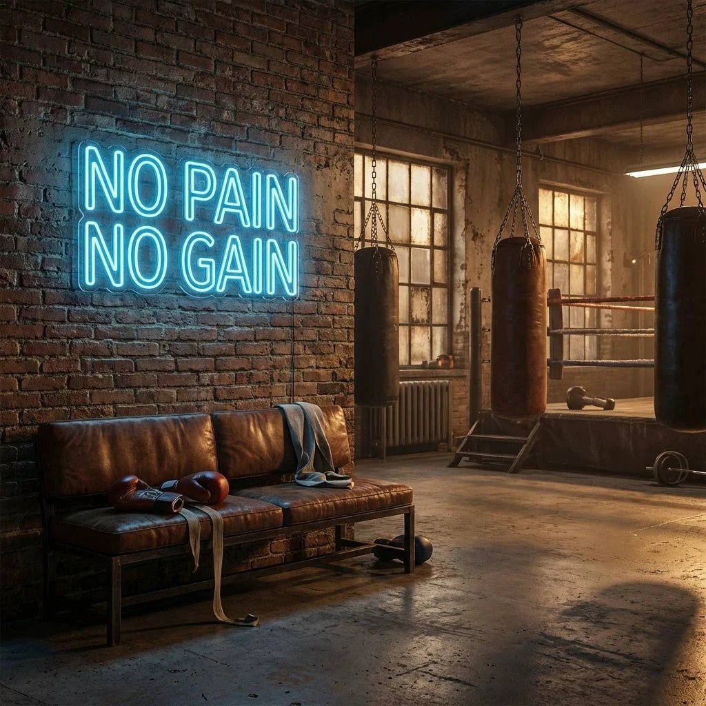 No Pain No Gain Led Neon Sign Light