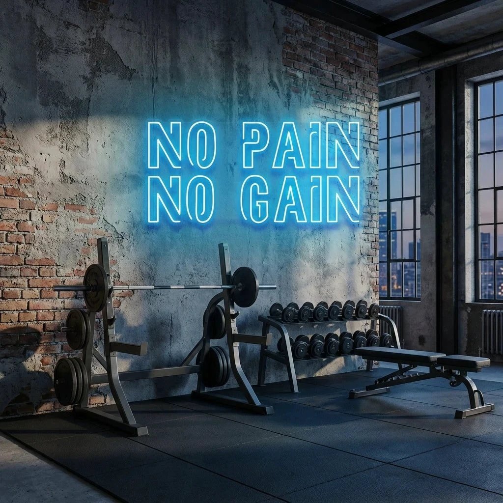 No Pain No Gain Led Neon Sign Light